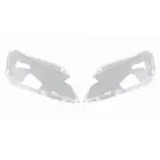 Left+Right Side for- X3 F25 201-2013 Car Headlight Lens Cover Light Lamp Transparent Lampshade Light Lens Shell