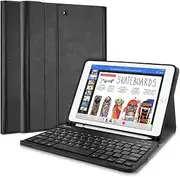 ProCase Keyboard Case for iPad 9.7 2018/2017, Slim Shell Lightweight Smart Cover with Magnetically Detachable Wireless Keyboard for Apple iPad 9.7 Inch –Black