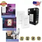 Versatile Wireless Philips Hue Dimming Switches - Kinetic Energy Powered, 2 Pack