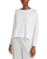 Eileen Fisher Raglan Sleeve Crewneck Pullover