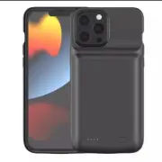 New 5000mAh Charging Battery Case For Apple Iphone 15/15 Pro With Type-C Usb