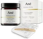 Ané Deep Cleansing Makeup Remover Cleansing Balm with Travel-size Reusable Makeup Removing Cloth - 110ml - Day & Night - Vegan