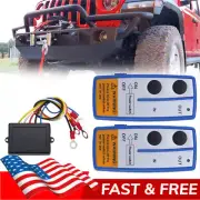 USA Wireless Winch Remote Control Handset Easy To Install 150ft 12 Volt Blue