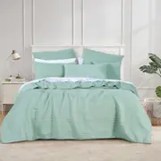 Bianca Cressida Coverlet Set Sage