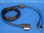 AMI MUSIC INTERFACE AUX CABLE 8PIN LIGHTING iPHONE 5 6 6 Plus iPOD MERCEDES BENZ
