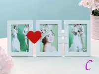在飛比找Yahoo!奇摩拍賣優惠-情人節 2-3框 LOVE 韓風婚紗相框 ❤ 6吋 7吋 交