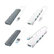Fast USB / Type C Hub Splitter for Laptop Multi-functional USB Docking Station