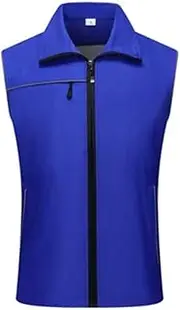[KGVSLIXYT] Safety Vest High Vis, Volunteer Reflective Clothing, Safety Vest With Pockets And Zipper Activity Vest Construction Vest