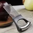Onion Slicer Stainless Loose Meat Needle Tomato Potato Vegetables Fruit Cutter