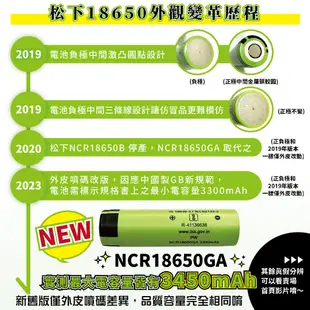 日本製造 PANASONIC 松下 國際牌 凸頭18650 3400mAh 鋰電池 商檢 NCR18650B 凸點 國際