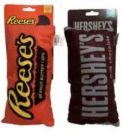 Dog Toy Reese’s & Hershey,s Chew Toy With Squeaker & Crinkles