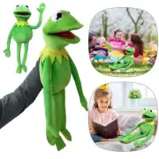Kermit the Frog Hand Puppet Full Body Muppet Sesame Street Plush Toy Kid Toy AU,
