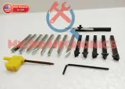 6MM HSS Lathe Form Tools + Mini PartingTool + Indexable Tools EMCO UNIMAT MYFORD