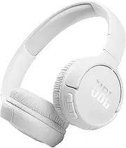 JBL Tune 510BT, JBL Pure Bass Sound, Wireless Bluetooth 5.0 Streaming, Up to 40H Battery Life and Speed Charge (5mins = 2H), Multi-Point Connections, Hands-Free Calls, White