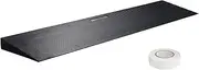 VEVOR 3 cm Rise Cuttable Threshold Ramp for Sweeping Robot, 90 cm Wide Natural Rubber Wheelchair Ramp, Non-Slip Solid Rubber Ramp with Double-Sided Tape for Doorways, Driveways, Bathroom, Smooth Tile