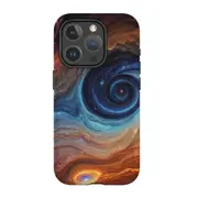 For iPhone 15 Pro Tough Case Compatible with MagSafe Eye Of The Galaxy