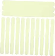 Hohopeti 48Pcs Glow the Dark Slip Tape Strips Reflective Self Adhesive Safety Treads for Steps Practical Non Skid Stickers for Indoor Outdoor Use Strips Each
