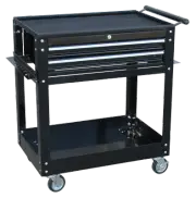 SP Tools Trolley Black Custom 2 Drawer SP40107
