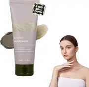 Relief Mud Mask - Deep Cleansing & Hydrating With Boryeong Mud,Recovery Mud Mask,Relief Mud Mask,Recovery Mud Clay Face Mask,Korean Hydrating Moisturizing Pore Cleanser Mask (Mud Mask1)