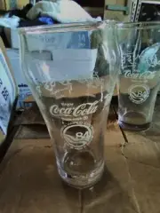 1984 WORLDS FAIR COCA COLA GLASSES 1 DOZEN NEW ORLEANS 12 NEW IN BOX COLLECTABLE