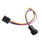 5Pin Female To 4Pin Male Cooling Fan Connector Adapter Converter Extension Cable Wire Cord For Dell Pc Laptop Power Cables & Connectors