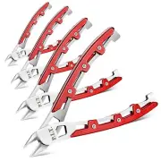 4PCs Wire Cutters,5.5'' Stainless Steel Flush Cutters,Side Cutters,Wire Snips...