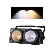 200W LED Blinder Stage Par Light with COB Light, 2-Head Cool & Warm White 2 i...