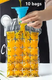 10 x Magic Bulk Home Ice Cube Block Maker bag Mould Moulds Ice Block 240 cubes