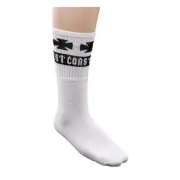 Socks Wcc Tube Logo Cool White, Size 47-49