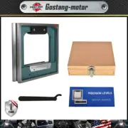 8" X 1-9/16" X 8" High Precision Frame Spirit Level Graduation .0002"