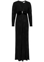 Rixo Anastasia Floral-jacquard Maxi Dress - Black - 16 (UK 16 / XL) 16 (UK 16 / XL)