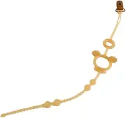 Binky Holder - Food Grade Silicone, Elastic Soother Clip, Baby Pacifier Keeper | Adjustable Teething Strap for Infants with Soft Texture, univrsal Pacifier Chain for Travel, durble dumy