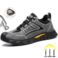 在飛比找蝦皮商城精選優惠-Steel Toe Safety Shoes Men Bre