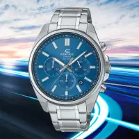 在飛比找momo購物網優惠-【CASIO 卡西歐】EDIFICE 經典運動三眼計時手錶(