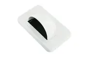 Bullnose Wall Plate In-Wall Cable Management Bull Nose Wallplate White