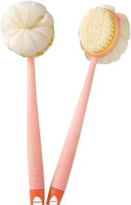 Bath Brush, Long Handled Bath Massage Cleaning Brush, Shower Brush Exfoliating