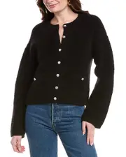 rag & bone Kaia Boucle Wool & Alpaca-Blend Cardigan