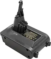 ZONADAH V7/V8 Battery Adapter for Dyson V7/V8 Series Vacuum Cleaner, Black, Dyson Proprietary Connector