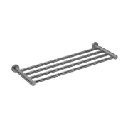 Nero Tapware Mecca Towel Rack Gun Metal NR1989GM