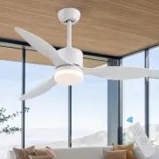 AHAWILL Ceiling Fans with Lights,42" Modern Ceiling Fan with Light and Remote...
