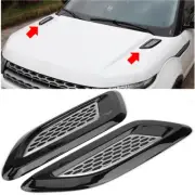 Car Air Flow Vent Intake Cover Scoop Hood Bonnet Sticker Decoration Accessories