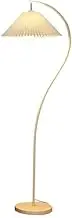 Modern Dimmable LED Floor Lamp White for Living Room Bedroom Study Office Remote Control Standing Lamp with Lampshade Modern Standing Lamp Standing Light