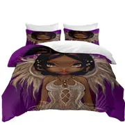 Lovely Eyes Angelic Beautiful Big Eyes Fairy Quilt Cover