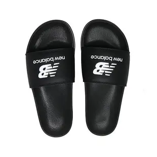New Balance 男鞋 女鞋 黑白色 緩震 軟底 涼鞋 休閒 涼拖鞋SUF050E2