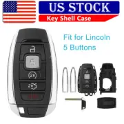 Smart Key Shell Case for 2017 2018 2019 2020 Lincoln Continental MKZ 5 Buttons