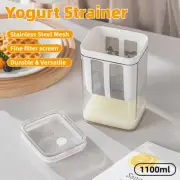 Yoghurt Strainer Filter 1100ml Plastic Container for Draining Yogurt Cheese​