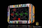 X-Wing Compatible Black Dice Set Handcrafted Resin Dice by Baron of Dice