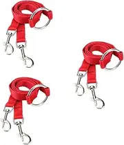 BESPORTBLE Pcs Pet Hauling Cable Double Dog Leash for Small Pets No Tangle Easy to Use Dual Clips