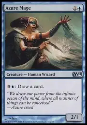 4x Azure Mage M12 MtG Magic Blue Uncommon 4 x4 Card Cards