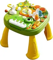 ccuzs Dinosaur Activity Center, Musical Learning Table, Activity Play Table, Kids Play Table, Dinosaur Play Center, Musical Kids Table, Standing Activity Table, Dinosaur and Girls
